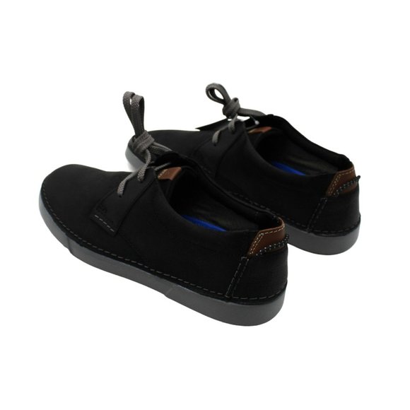 Clarks by Clarks Mens Black Comfort Breathable Removable Insole Gereld Round Toe - Picture 5 of 7